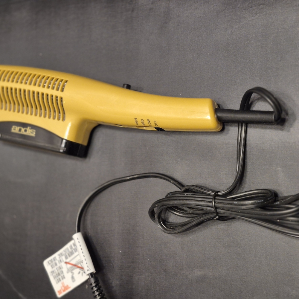 Gently USED Andis Yellow Hair Clipper with Black Cord